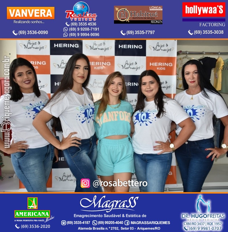 Coquetel de Aniversário 10 anos Loja ANJOS & MARMANJOS com  Hering Kids em Ariquemes