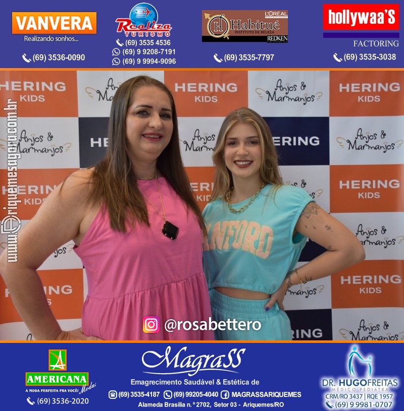 Coquetel de Aniversário 10 anos Loja ANJOS & MARMANJOS com  Hering Kids em Ariquemes