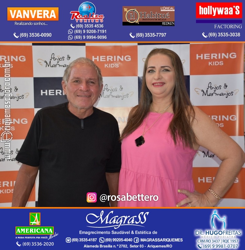Coquetel de Aniversário 10 anos Loja ANJOS & MARMANJOS com  Hering Kids em Ariquemes
