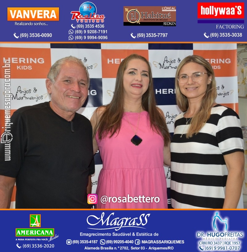 Coquetel de Aniversário 10 anos Loja ANJOS & MARMANJOS com  Hering Kids em Ariquemes