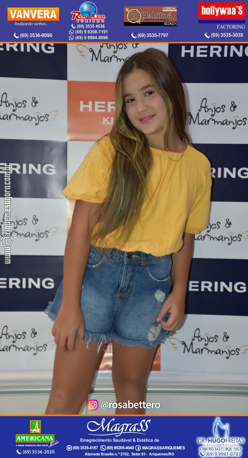 Coquetel de Aniversário 10 anos Loja ANJOS & MARMANJOS com  Hering Kids em Ariquemes