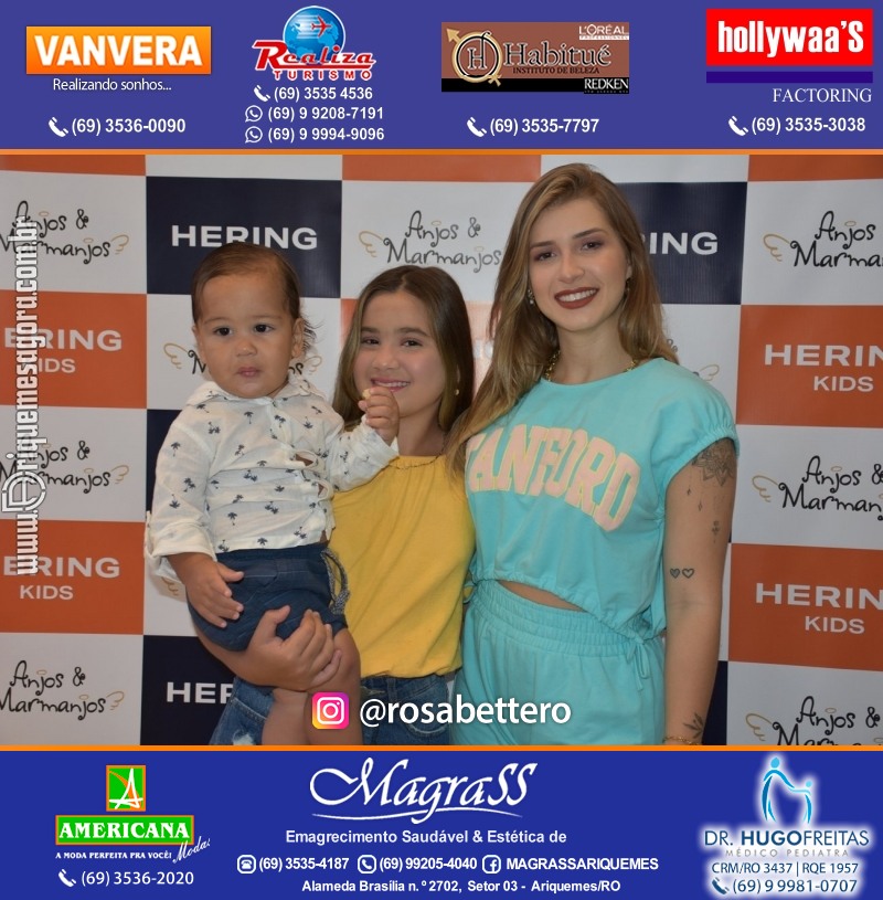 Coquetel de Aniversário 10 anos Loja ANJOS & MARMANJOS com  Hering Kids em Ariquemes