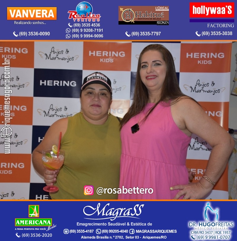 Coquetel de Aniversário 10 anos Loja ANJOS & MARMANJOS com  Hering Kids em Ariquemes