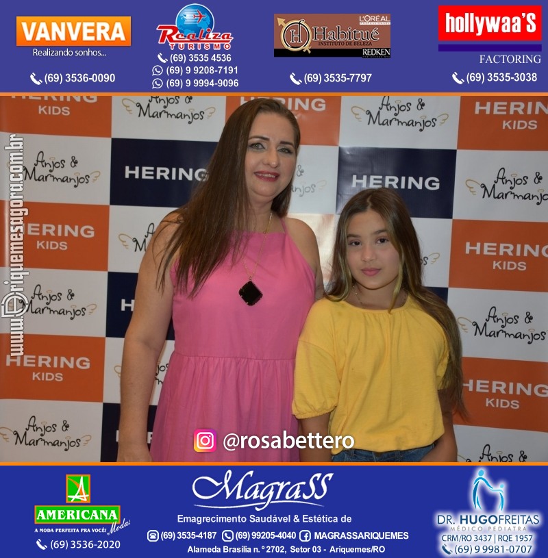 Coquetel de Aniversário 10 anos Loja ANJOS & MARMANJOS com  Hering Kids em Ariquemes