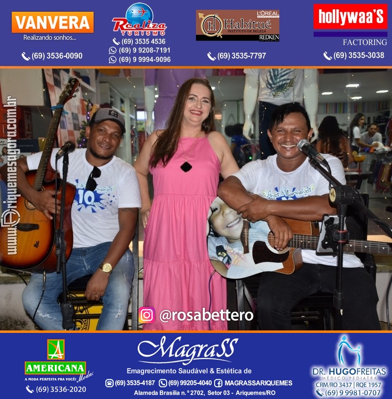 Coquetel de Aniversário 10 anos Loja ANJOS & MARMANJOS com  Hering Kids em Ariquemes