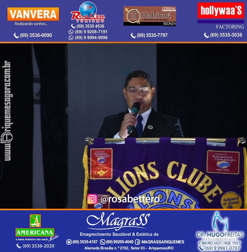 DESTAQUE 2021 - 25º PRÊMIO LEÃO - Realização Lions Clube Ariquemes Canaã Galera & Homenageados