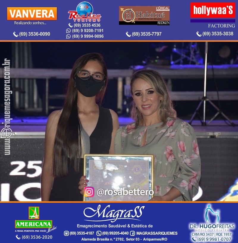 DESTAQUE 2021 - 25º PRÊMIO LEÃO - Realização Lions Clube Ariquemes Canaã Galera & Homenageados