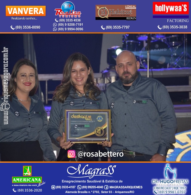 DESTAQUE 2021 - 25º PRÊMIO LEÃO - Realização Lions Clube Ariquemes Canaã Galera & Homenageados