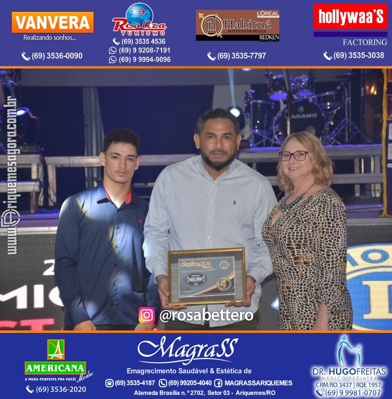 DESTAQUE 2021 - 25º PRÊMIO LEÃO - Realização Lions Clube Ariquemes Canaã Galera & Homenageados
