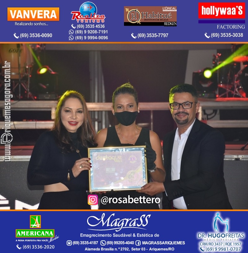 DESTAQUE 2021 - 25º PRÊMIO LEÃO - Realização Lions Clube Ariquemes Canaã Galera & Homenageados