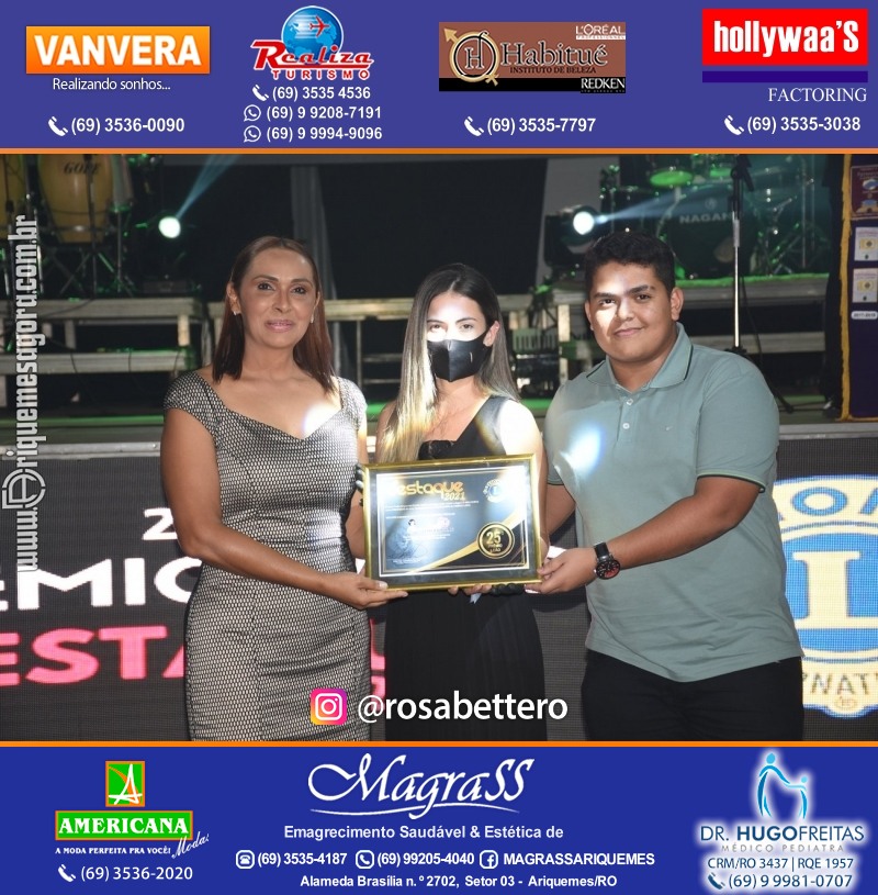 DESTAQUE 2021 - 25º PRÊMIO LEÃO - Realização Lions Clube Ariquemes Canaã Galera & Homenageados