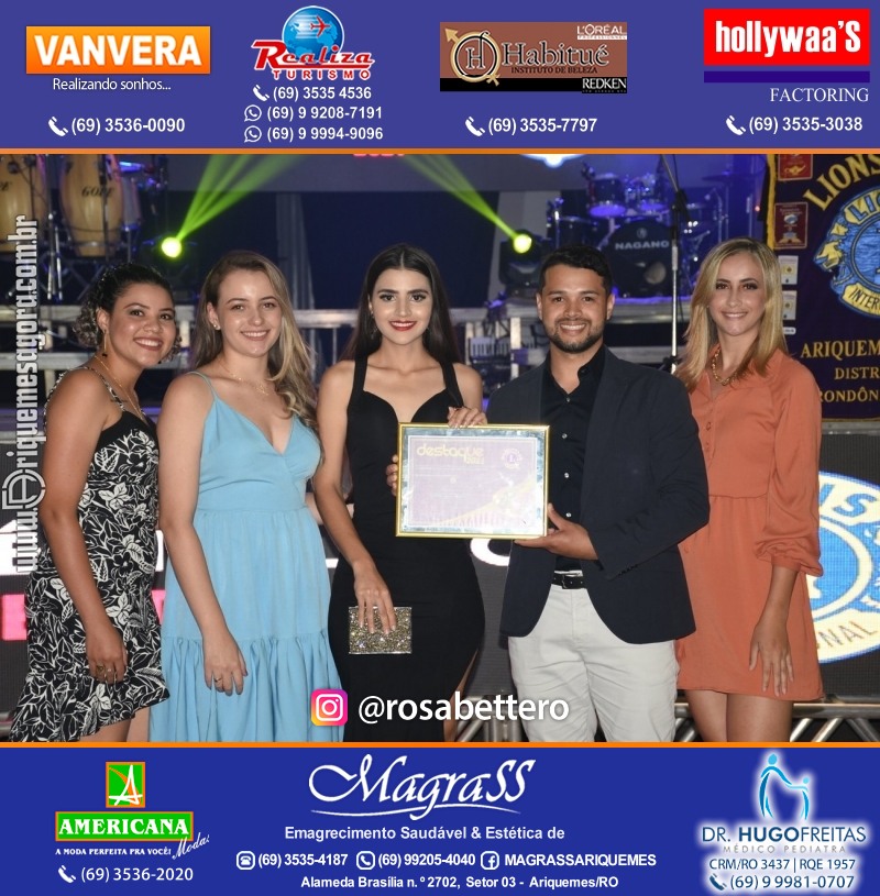 DESTAQUE 2021 - 25º PRÊMIO LEÃO - Realização Lions Clube Ariquemes Canaã Galera & Homenageados