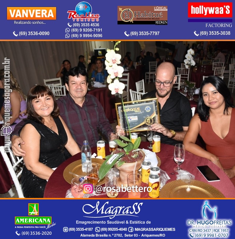 DESTAQUE 2021 - 25º PRÊMIO LEÃO - Realização Lions Clube Ariquemes Canaã Galera & Homenageados