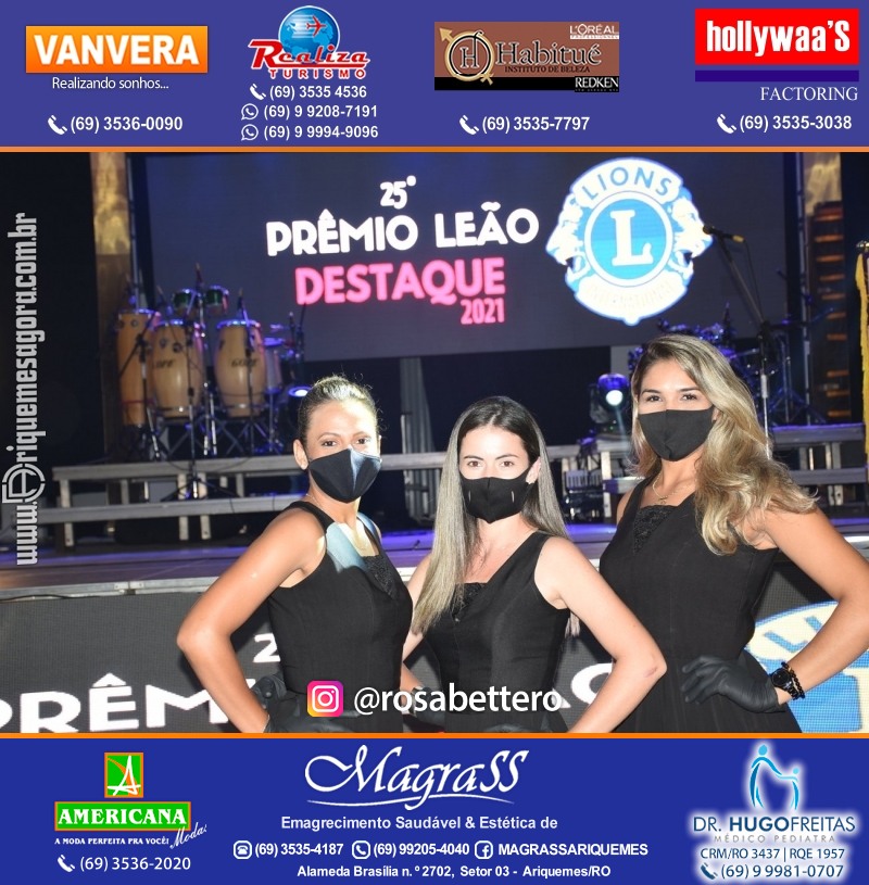 DESTAQUE 2021 - 25º PRÊMIO LEÃO - Realização Lions Clube Ariquemes Canaã Galera & Homenageados