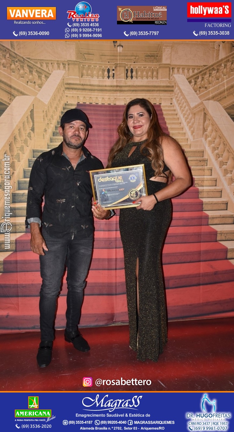 DESTAQUE 2021 - 25º PRÊMIO LEÃO - Realização Lions Clube Ariquemes Canaã Galera & Homenageados