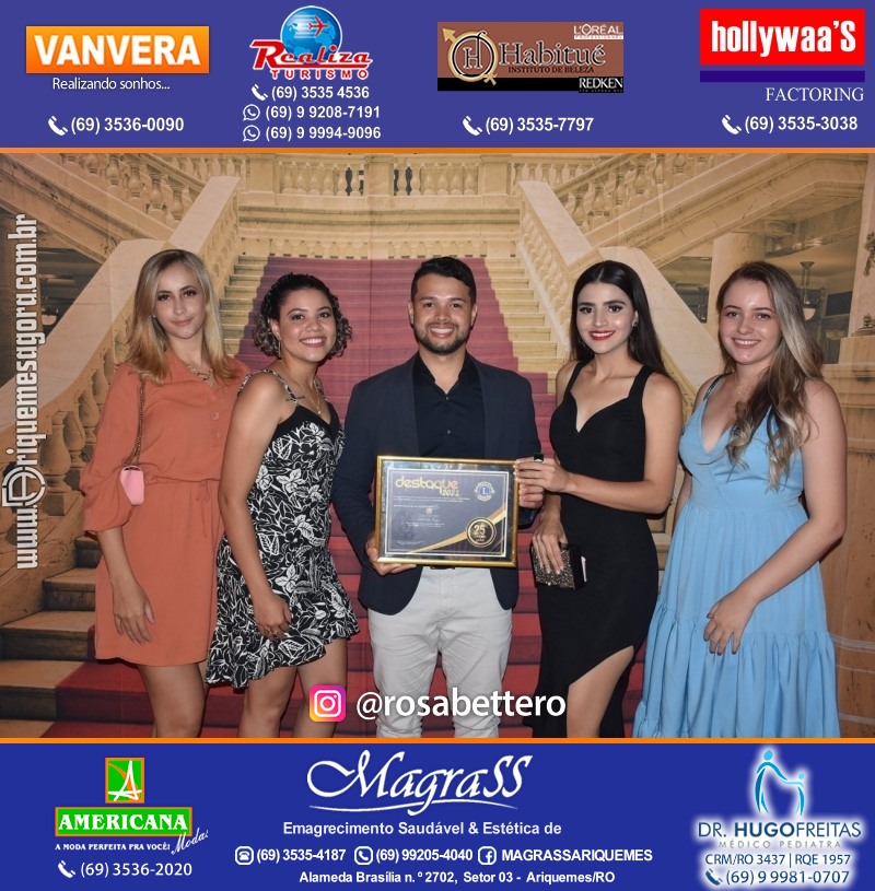 DESTAQUE 2021 - 25º PRÊMIO LEÃO - Realização Lions Clube Ariquemes Canaã Galera & Homenageados