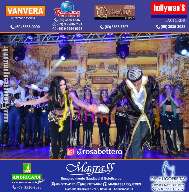 Espetáculo Mil e uma Dança III em Ariquemes
