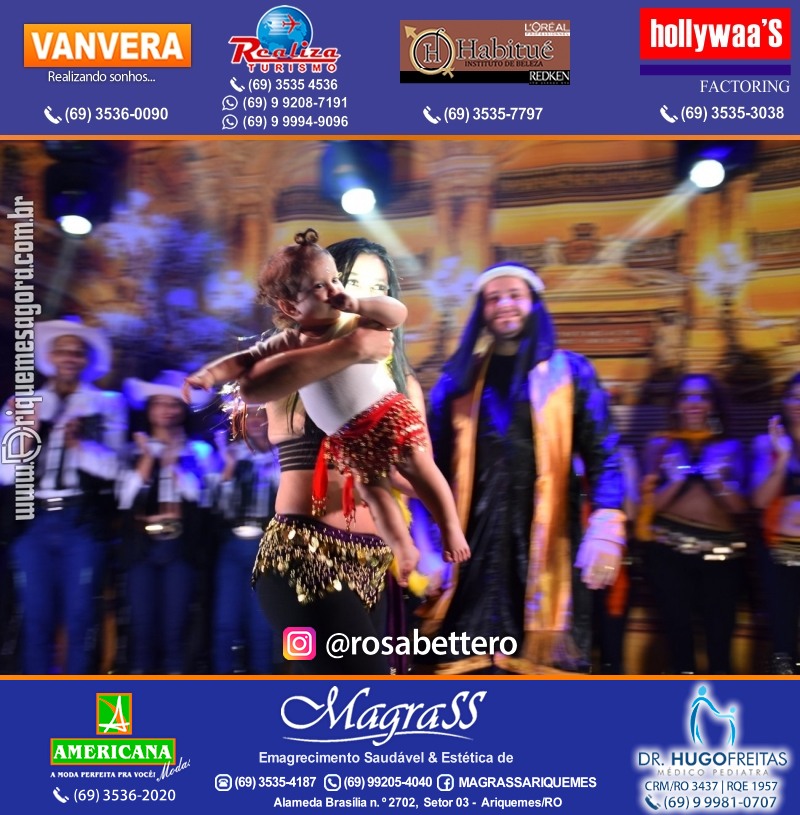 Espetáculo Mil e uma Dança III em Ariquemes