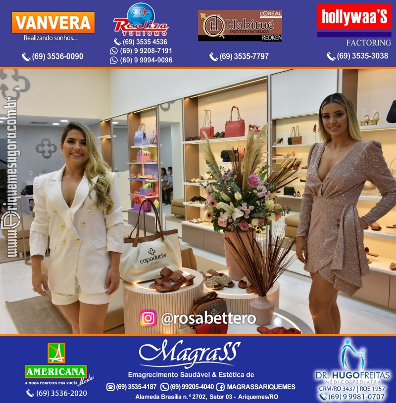 Coquetel de Inauguração Loja CAPODARTE BOLSAS E CALCADOS em Ariquemes no IG Shopping