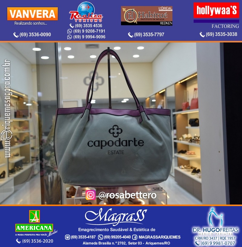 Coquetel de Inauguração Loja CAPODARTE BOLSAS E CALCADOS em Ariquemes no IG Shopping