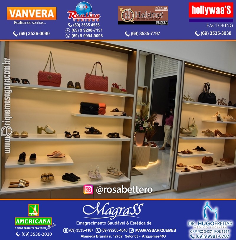 Coquetel de Inauguração Loja CAPODARTE BOLSAS E CALCADOS em Ariquemes no IG Shopping