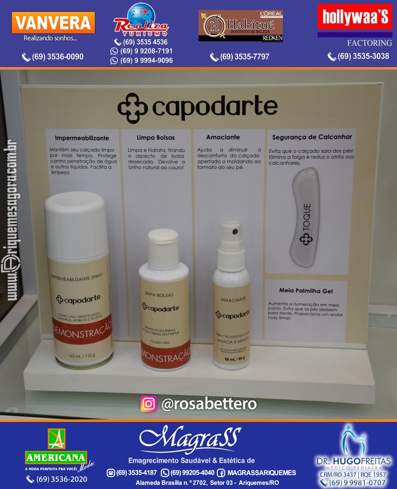 Coquetel de Inauguração Loja CAPODARTE BOLSAS E CALCADOS em Ariquemes no IG Shopping