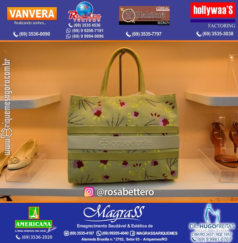 Coquetel de Inauguração Loja CAPODARTE BOLSAS E CALCADOS em Ariquemes no IG Shopping