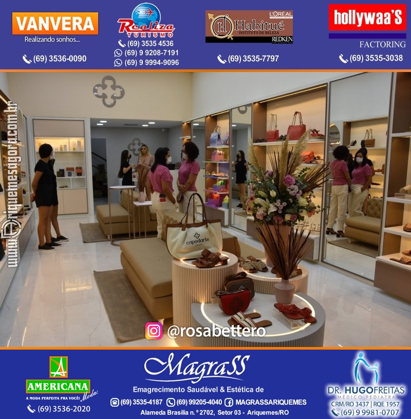 Coquetel de Inauguração Loja CAPODARTE BOLSAS E CALCADOS em Ariquemes no IG Shopping