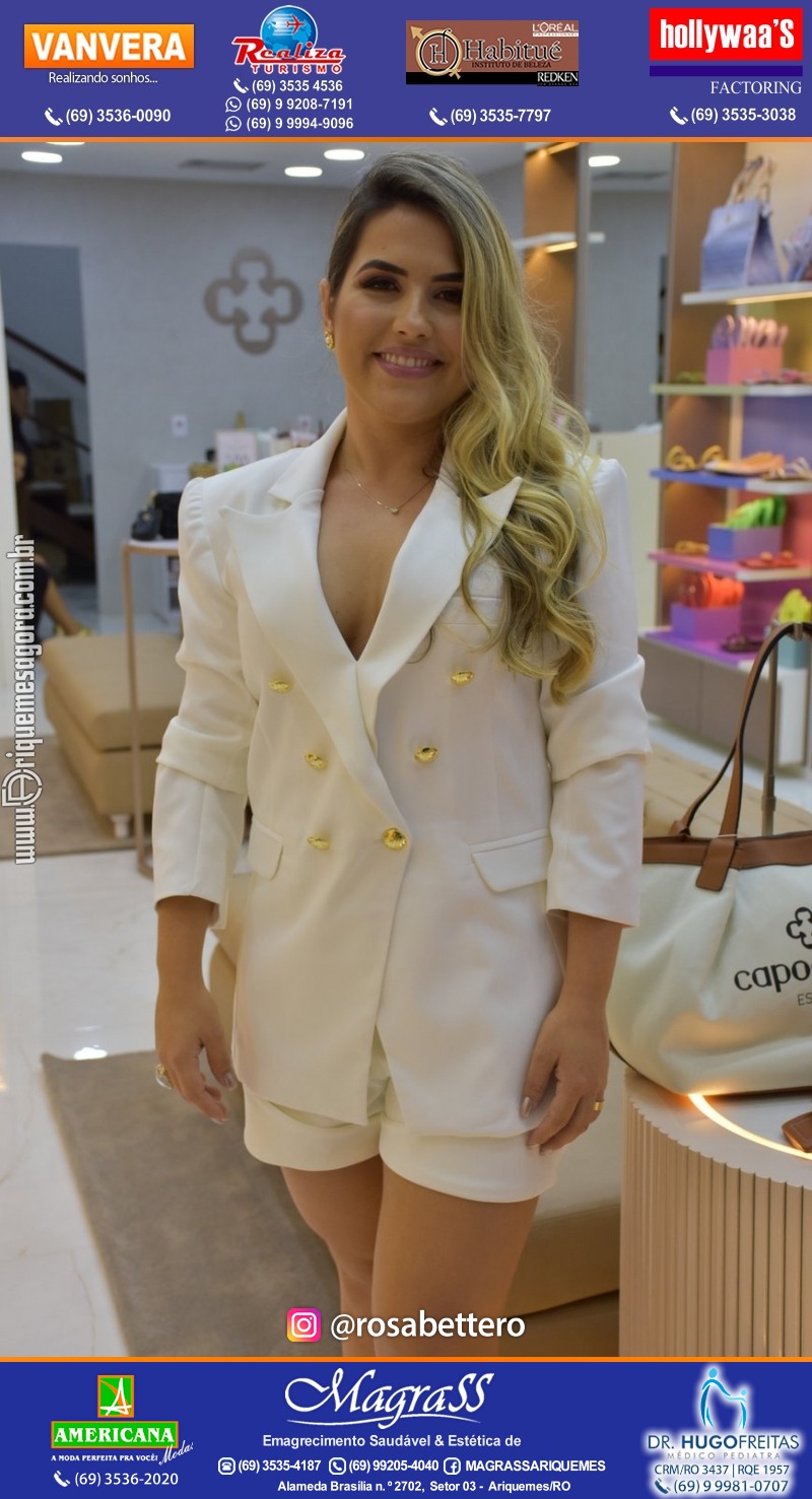 Coquetel de Inauguração Loja CAPODARTE BOLSAS E CALCADOS em Ariquemes no IG Shopping