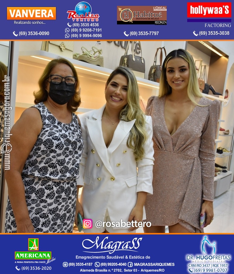 Coquetel de Inauguração Loja CAPODARTE BOLSAS E CALCADOS em Ariquemes no IG Shopping