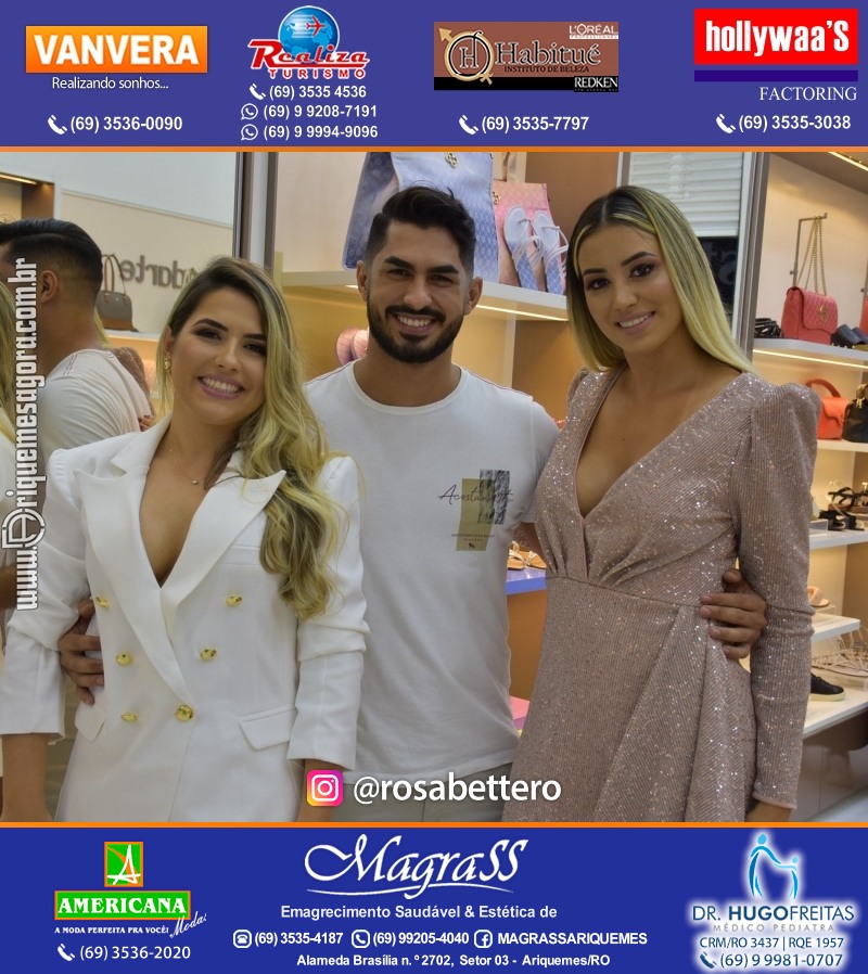Coquetel de Inauguração Loja CAPODARTE BOLSAS E CALCADOS em Ariquemes no IG Shopping