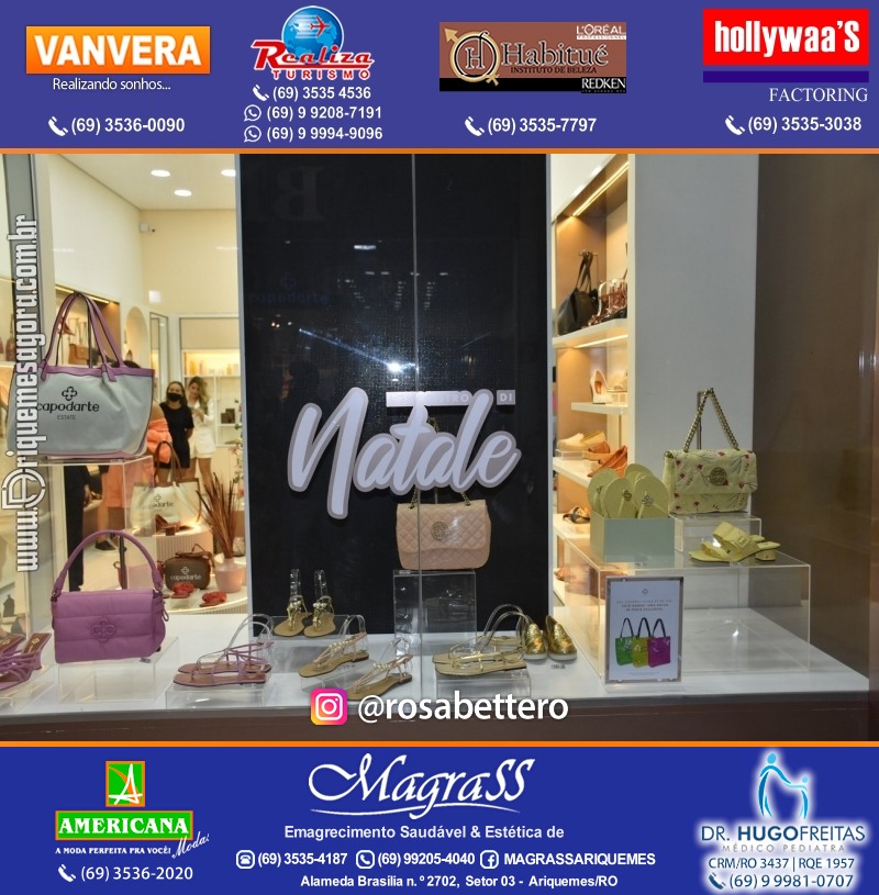 Coquetel de Inauguração Loja CAPODARTE BOLSAS E CALCADOS em Ariquemes no IG Shopping