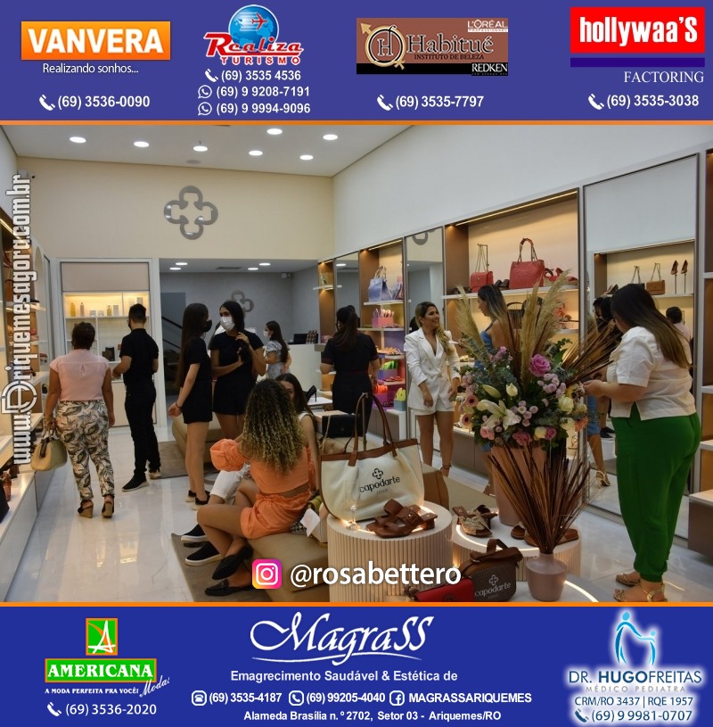 Coquetel de Inauguração Loja CAPODARTE BOLSAS E CALCADOS em Ariquemes no IG Shopping