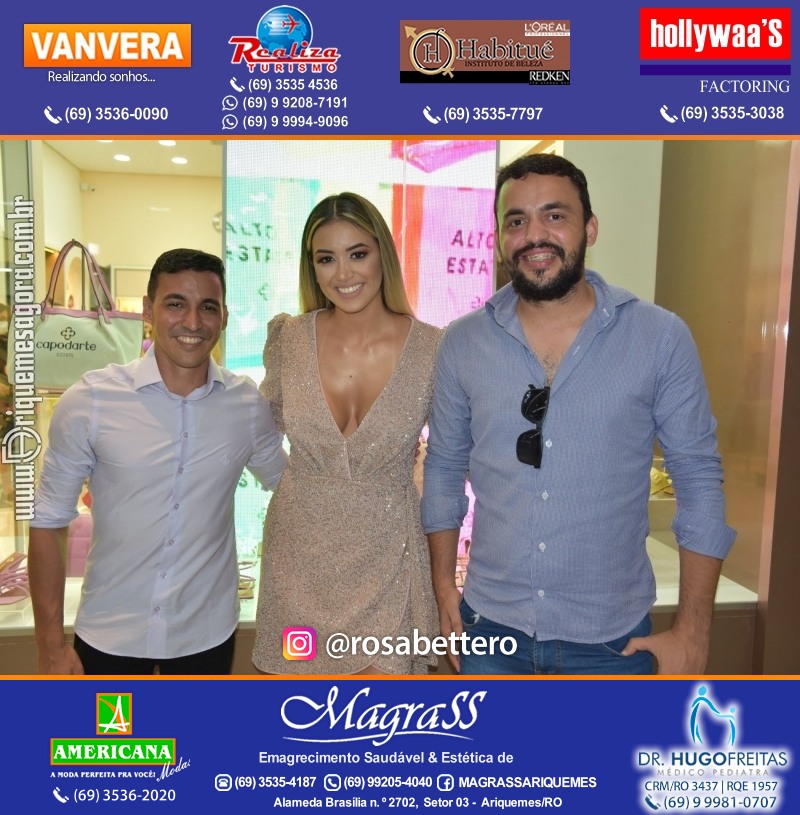 Coquetel de Inauguração Loja CAPODARTE BOLSAS E CALCADOS em Ariquemes no IG Shopping