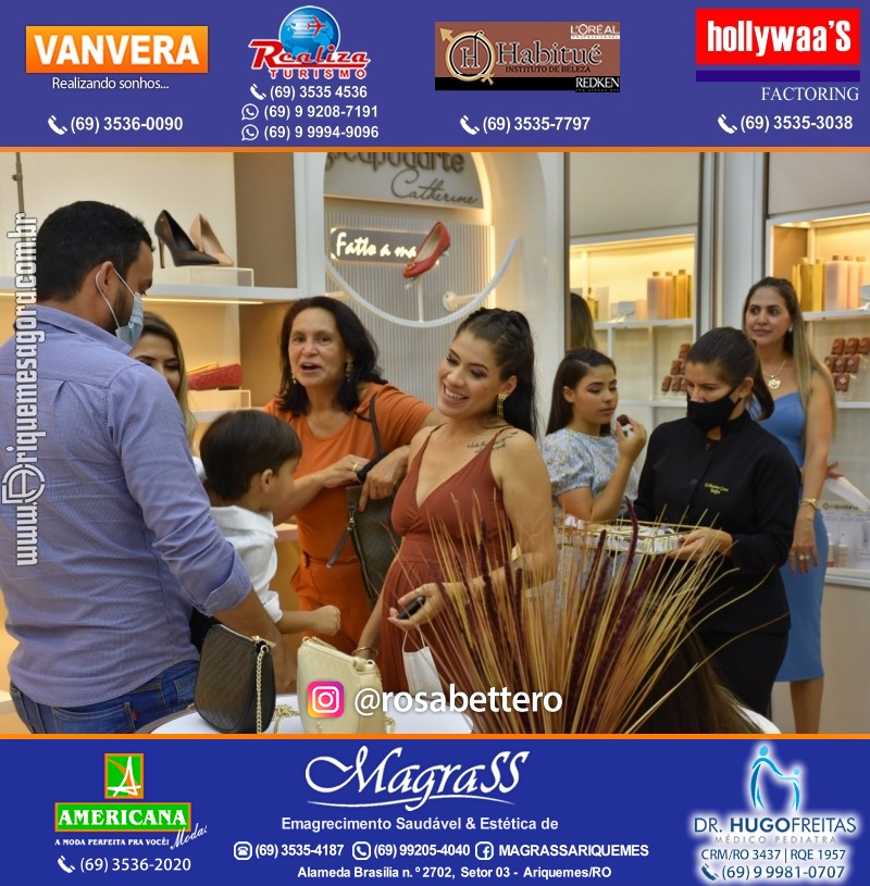Coquetel de Inauguração Loja CAPODARTE BOLSAS E CALCADOS em Ariquemes no IG Shopping