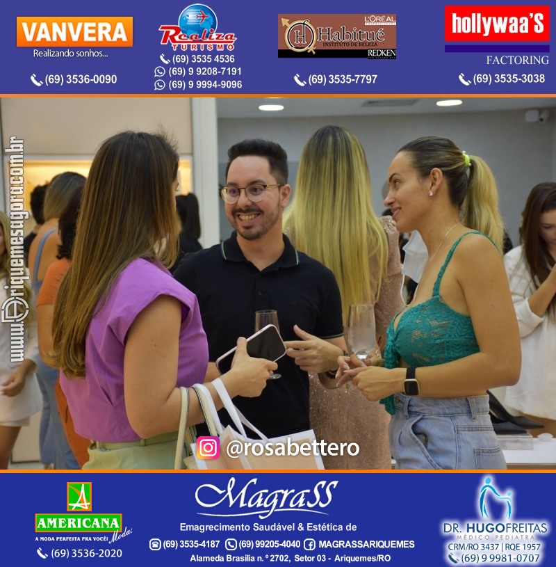Coquetel de Inauguração Loja CAPODARTE BOLSAS E CALCADOS em Ariquemes no IG Shopping
