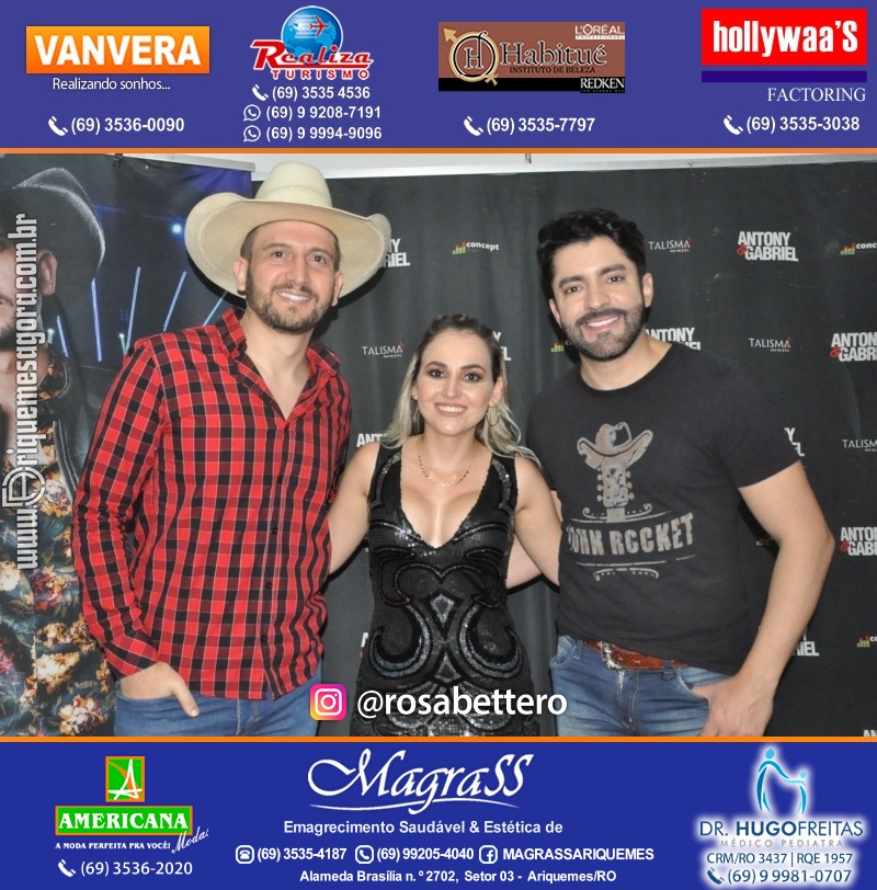 Show com Antony & Gabriel em Ariquemes da Konoha Produções