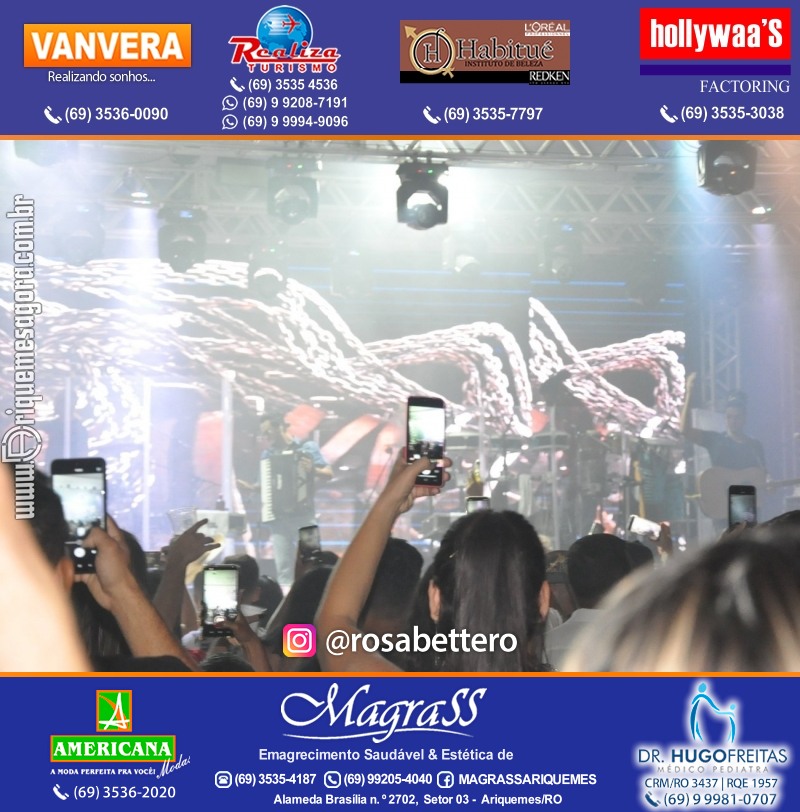 Show com Antony & Gabriel em Ariquemes da Konoha Produções