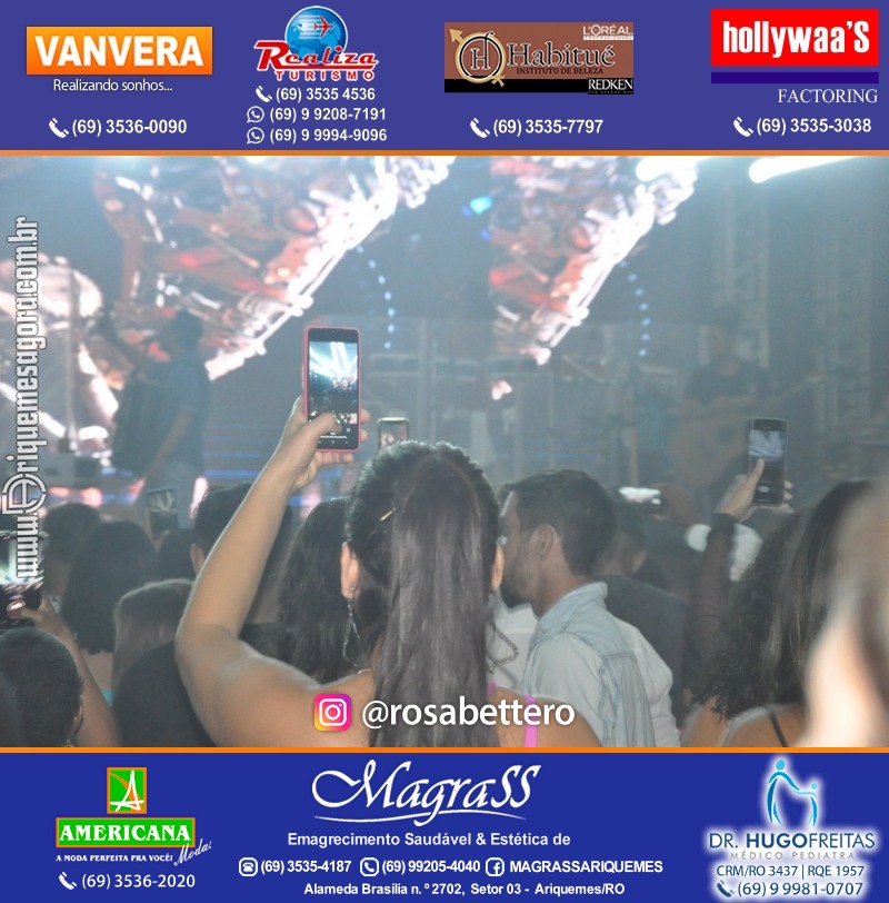 Show com Antony & Gabriel em Ariquemes da Konoha Produções