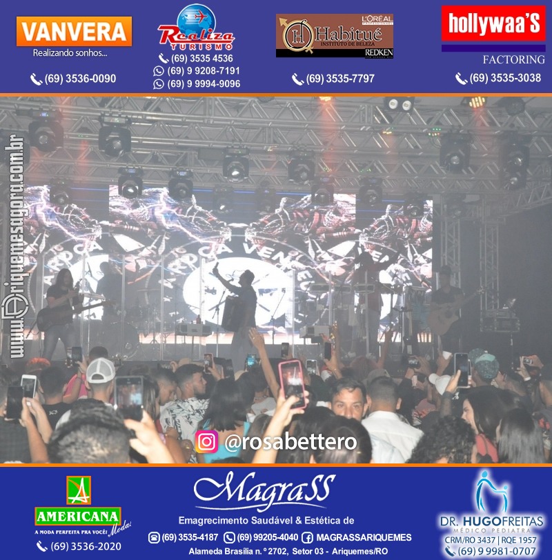 Show com Antony & Gabriel em Ariquemes da Konoha Produções