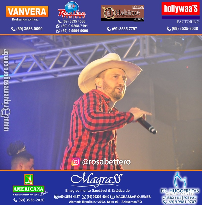 Show com Antony & Gabriel em Ariquemes da Konoha Produções