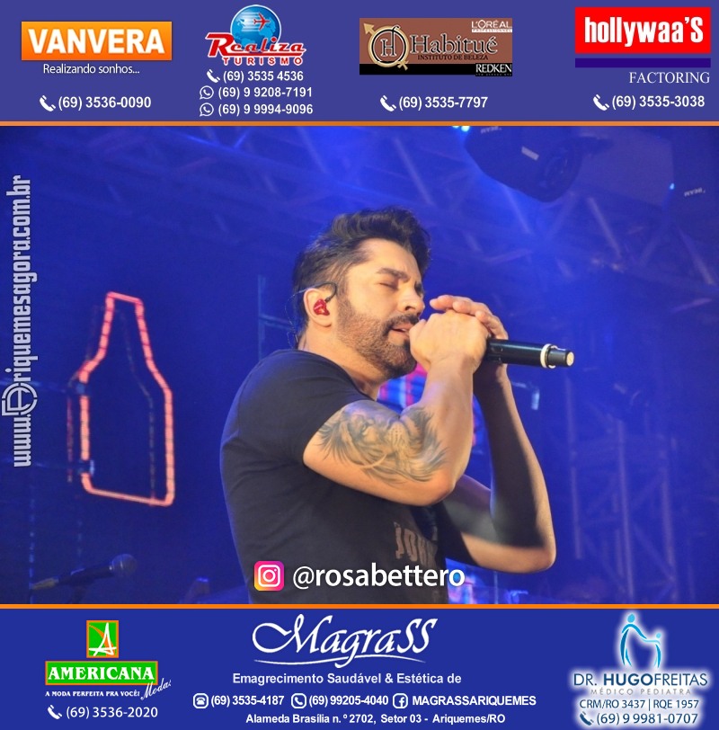 Show com Antony & Gabriel em Ariquemes da Konoha Produções