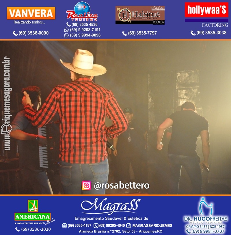Show com Antony & Gabriel em Ariquemes da Konoha Produções