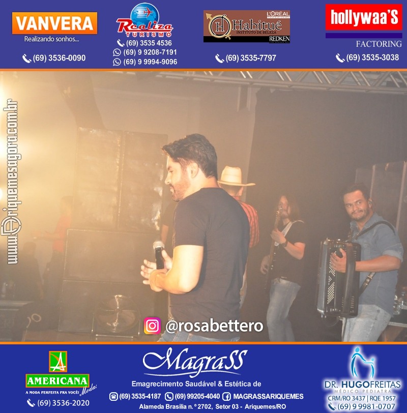 Show com Antony & Gabriel em Ariquemes da Konoha Produções