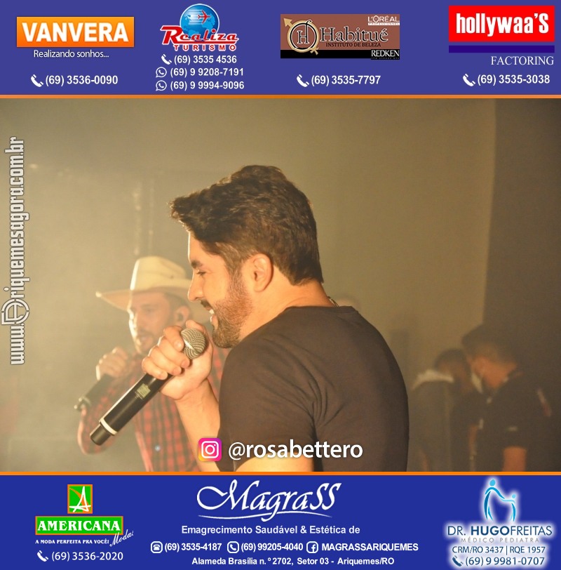 Show com Antony & Gabriel em Ariquemes da Konoha Produções