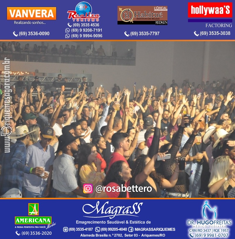 Show com Antony & Gabriel em Ariquemes da Konoha Produções