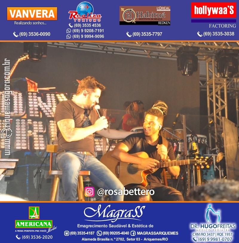 Show com Antony & Gabriel em Ariquemes da Konoha Produções