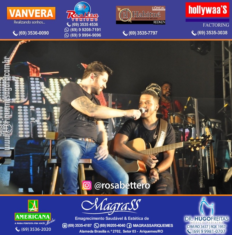 Show com Antony & Gabriel em Ariquemes da Konoha Produções