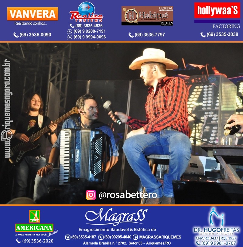 Show com Antony & Gabriel em Ariquemes da Konoha Produções
