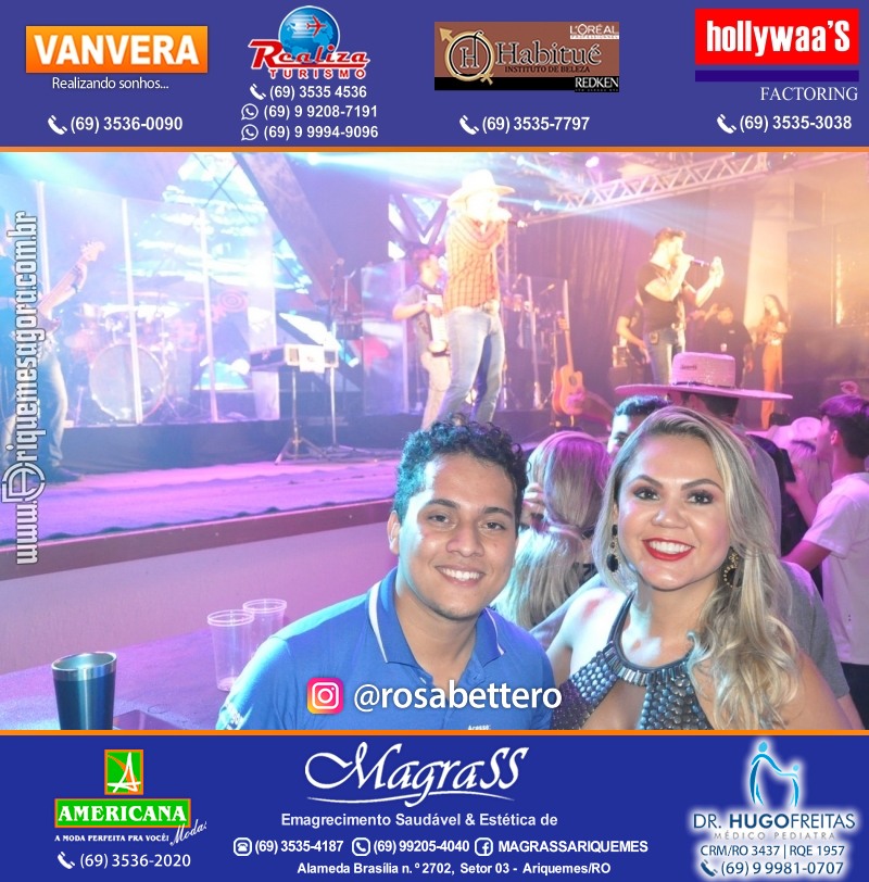 Show com Antony & Gabriel em Ariquemes da Konoha Produções